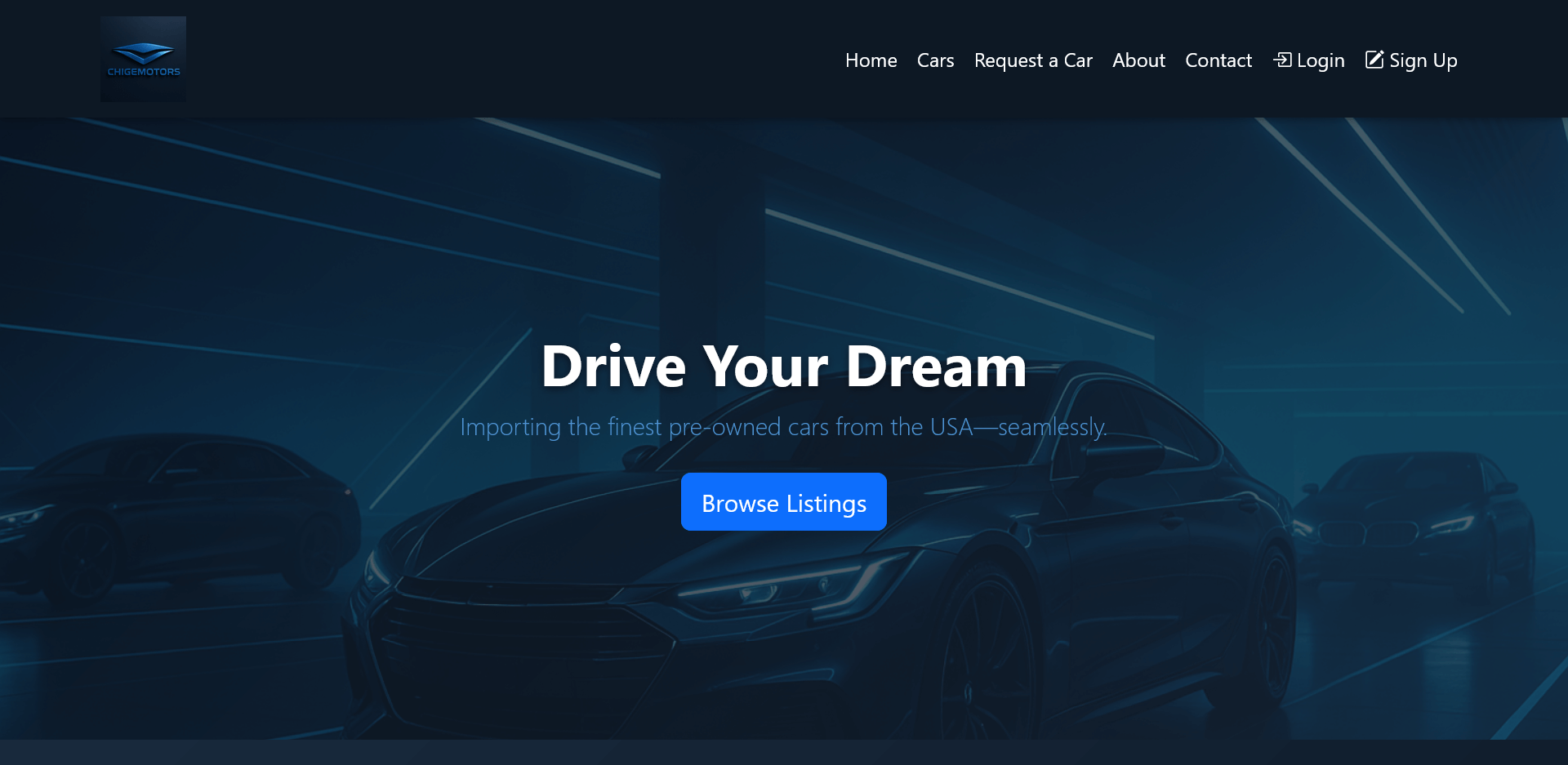 ChigeMotors – ChigeMotors is a premium car import and dealership …