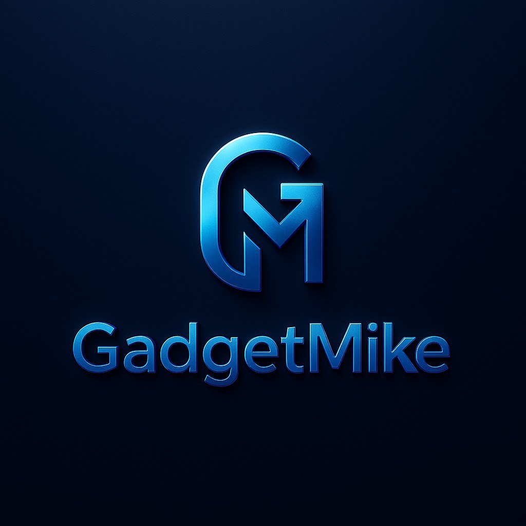 GadgetMike Logo Design – A sleek, tech-inspired logo designed for GadgetMike, a …