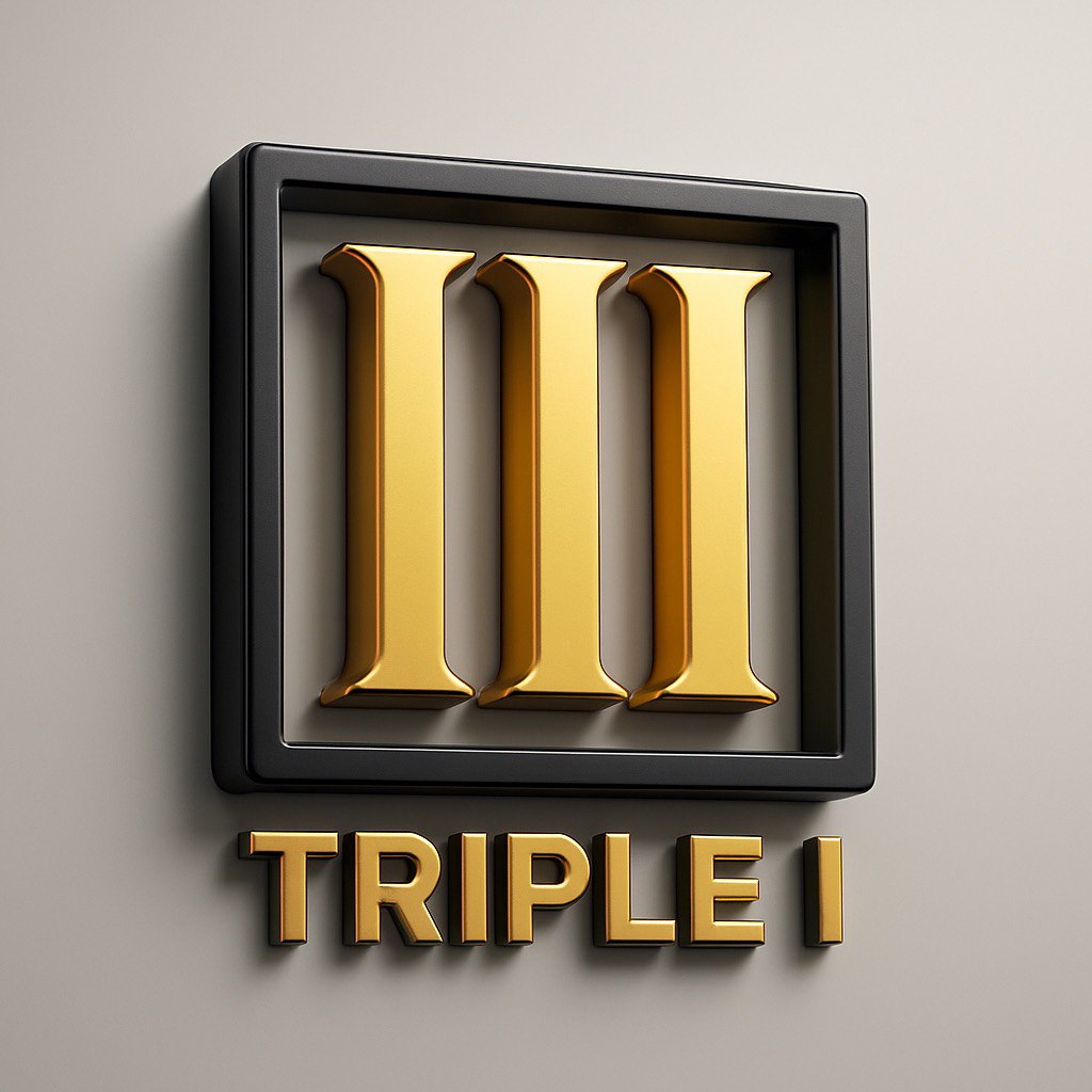 Triple I Logo Design – Minimalist and powerful logo developed for Triple I. …